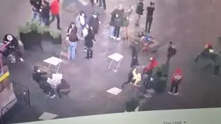 Watching the Times Square live stream.. always something going on.
