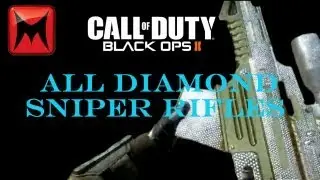 Call of Duty Black Ops 2 PC - All Diamond Sniper Rifle Camouflages Unlocked HD[720p]