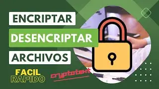 Encriptar Desencriptar archivos con CryptoText FACIL Y RAPIDO