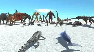 Dinosaurs battle - animal revolt battle simulator