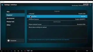how to change language kodi17 Krypton