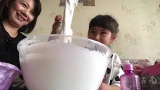 Как сделать слайм. Делаю гигантский слайм из 3 кг клея столяр .