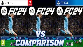 EA FC 24 PS5 Vs Nintendo Switch Vs PS4