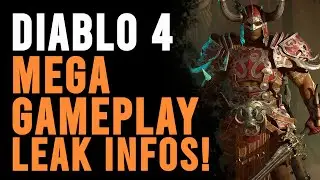 DIABLO 4 - New Gameplay Leak! The Most Important Info!
