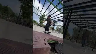 Ollie over a gap #fyp #skateboarding #viral