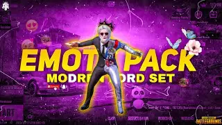 MODREN LORD SET 🔥| MYTHIC EMOTE PACK | 4K QUALITY | UNEDIT EMOTE | PUBG MOBILE |ARBAZ AK 2023 👑