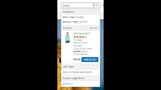 Ajax Search Autocomplete - Sparsh Magento 2 Extension