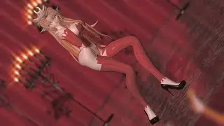 [MMD] LE SSERAFIM - 'Blue Flame' | Eri Phantomhive Olga Outfit