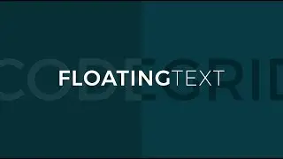 Floating Text Animation | HTML & CSS  2019
