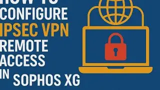 [Sophos XG Firewall] Networking: How to configure IPSEC VPN in 17.5 Remote Access to site