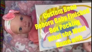 Custom Bean Sculpt Painted Hair Reborn Baby,Outfits,Went Home With,Box Packing,All In One
