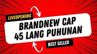 45 Each lang puhunan 😱 Live Opening Brand New Cap 