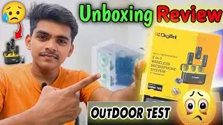 Digitek DWM 105 2 In 1 Wireless Mic Unboxing |Review | Outdoor Test | Noise Cancellation ? In 2800
