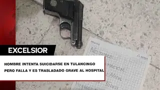 ‘¡No puedo más!, perdón’, suicida falla tiro y queda gravemente herido