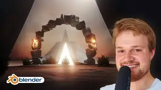 How I created this epic fantasy gate in Blender