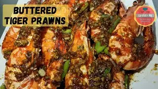 Savory Buttered Tiger Prawns Recipe