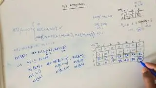 Solving 0-1 Knapsack using DP
