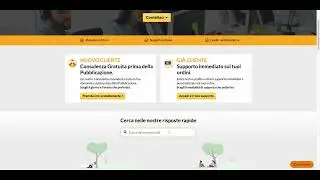 Pagina Supporto Youcanprint: tutto e subito!