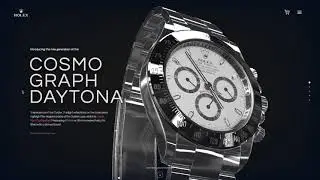 [ PROJECTS ] Three.js Rolex Scrollable Page