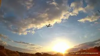 Planes flying to JFK Airport in Timelapse (Oct 29th, 2024)