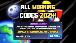 NEW ALL WORKING CODES LAUNCH INTO SPACE IN 2024! ROBLOX LAUNCH INTO SPACE CODES🚀
