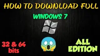 || How To Download Full Windows 7 || 32 Bits & 64 Bits || Windows 7 ISO File ||  Genuine Windows ||