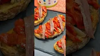 ¿TE APUNTAS A CENAR UNA TOSTA?? Idea de cena fácil y rica 😋👌 #youtubeshorts #shorts