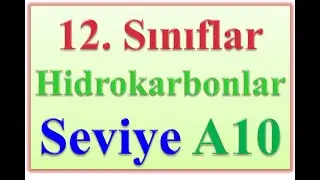 12.SINIFLAR HİDROKARBONLAR SEVİYE A10