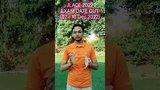 JLACE 2022 Exam Date Out #shorts #bhartinews
