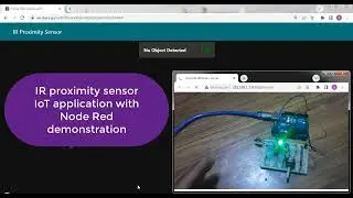IR Proximity Sensor IoT Application with Red Node Demonstration