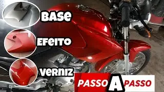 PINTURA TRICOAT: O QUE É E COMO FUNCIONA/ PASSO A PASSO ! YAMAHA FACTOR 125
