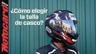 ¿Qué TALLA DE CASCO de moto ELEGIR?