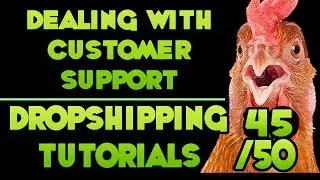 Dealing with Customer Support - [Free DropShipping Video Tutorials # 45/50]