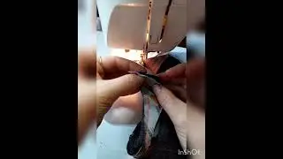 Обработка горловины косой бейкой