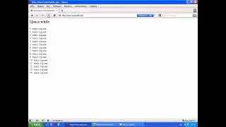 Видеоуроки php+MySQL  Урок 12  Цикл while часть 2