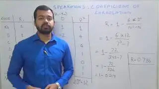 Spearman's Rank Correlation part 1