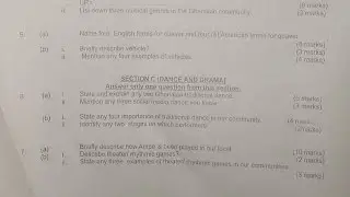 Creative Arts and Design Superb BECE MOCK QUESTIONS 2025