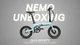 34 lbs Super lightweight folding e-bike Qualisports Nemo#ebike #foldingbike #qualisports #nemo