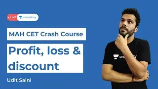 Profit, Loss and Discount | mba cet 2021 exam crash course | mah cet  mba exam preparations