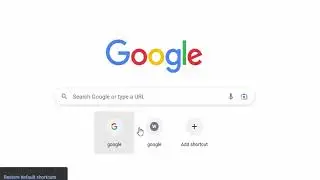 How to add shortcut page in google chrome