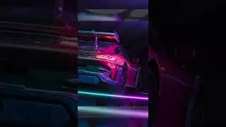 Master Car Lighting in Blender with Emissive Lights! 🚗✨ #blender