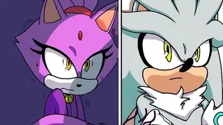 Silver and Blaze go to the Vets | Sonic Comic Dub