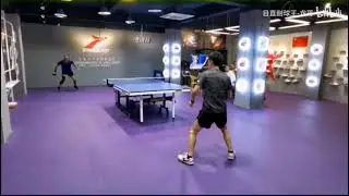 业余乒乓  高手赖摔拍子了…赢球也崩溃？ #000