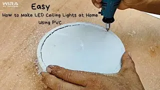How to Make Modern LED Ceiling Lights at Home Using PVC