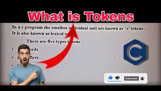 What is C Tokens ? and its types || 