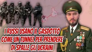 The Russians are using the gas pipeline as a tunnel to attack the Ukrainians from behind.