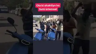 Holi with OLA Electric Scooter ⚡