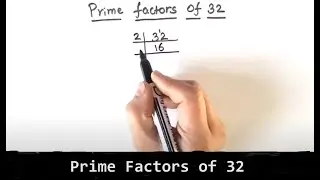 How to find factors of 32 by prime factorization / Factors of 32 / Prime Factors of 32