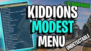 GTA 5 MOD MENU | KIDIONS MOD MENU | FREE DOWNLOAD