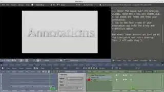 blender 2.73: Adding annotations to your video in the Video Sequence Editor (VSE)